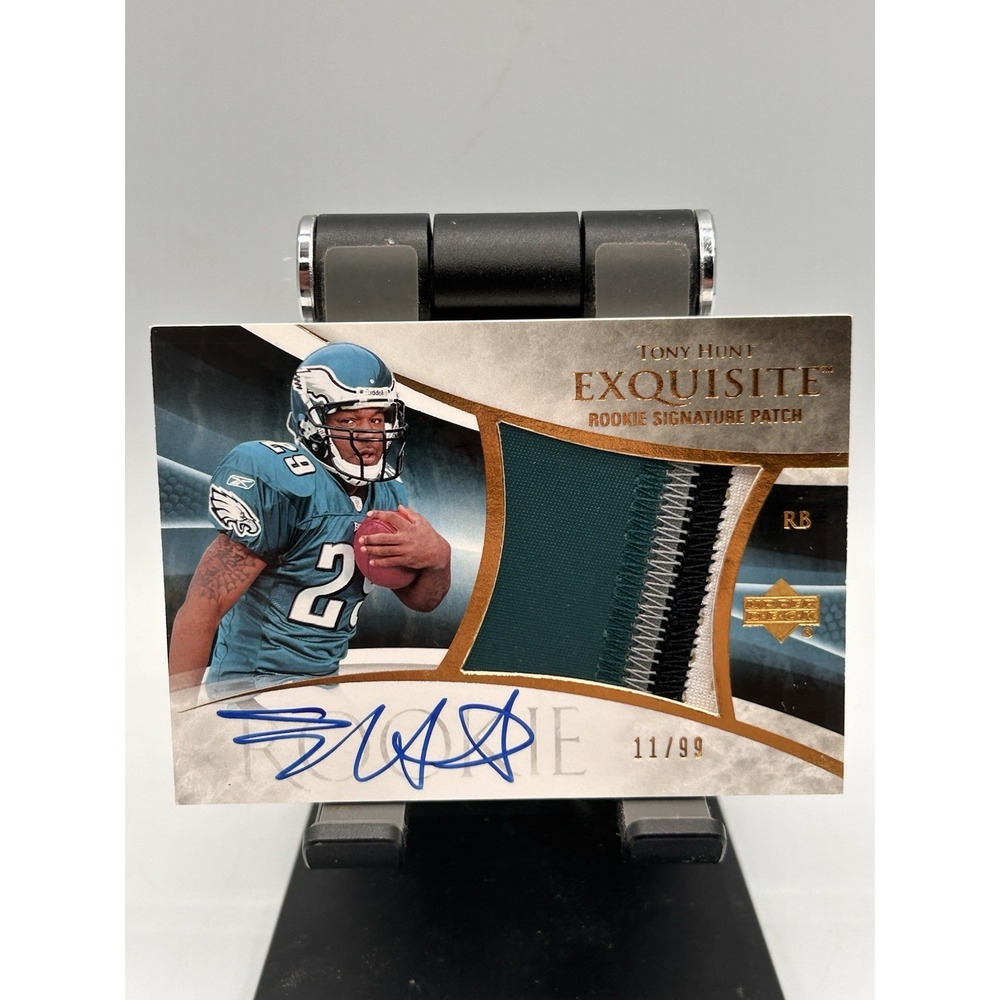 2007 Exquisite Collection Parallel 11/99 Tony Hunt #112 RPA Rookie Patch Auto RC